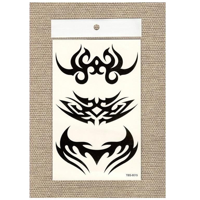 タトゥーシール リアル 本物 モノクロ 墨 トライバル 3種 トーテム 入れ墨 刺青 ボディシール 転写 ボディーシール ボディーアート タトゥー TATOO オマケ付 |  | 01