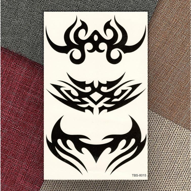 タトゥーシール リアル 本物 モノクロ 墨 トライバル 3種 トーテム 入れ墨 刺青 ボディシール 転写 ボディーシール ボディーアート タトゥー TATOO オマケ付 |  | 04