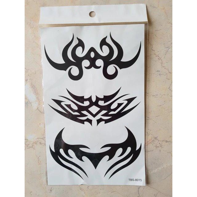 タトゥーシール リアル 本物 モノクロ 墨 トライバル 3種 トーテム 入れ墨 刺青 ボディシール 転写 ボディーシール ボディーアート タトゥー TATOO オマケ付 |  | 05