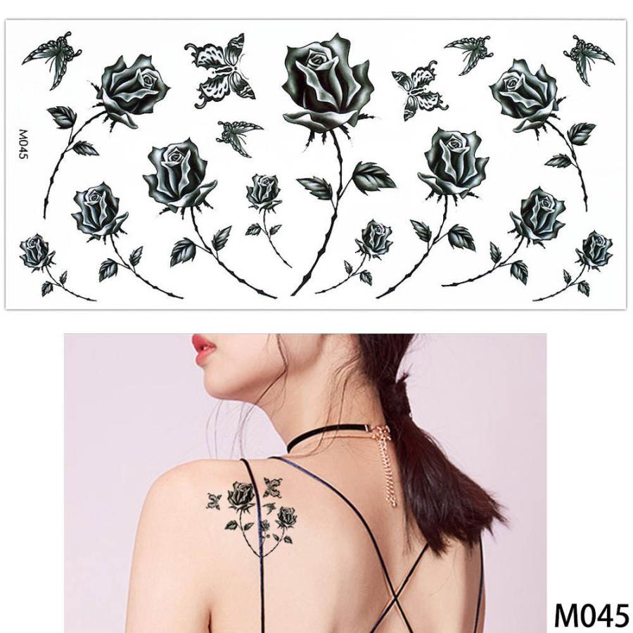 タトゥーシール おしゃれ 5枚セット Fセット 腕 足 花 薔薇 蝶 フラワー 刺青 入れ墨 防水 ヘナ タトゥー デカール フェイク 隠す シール リアル オマケ付 Tatoo 251 ちゅらネット にふぇーでーびる 通販 Yahoo ショッピング