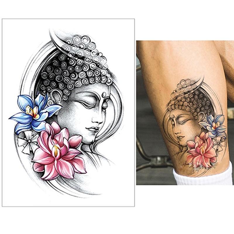 タトゥーシール リアル 仏像 ブッダ 仏様 ほとけ 仏 蓮 蓮の花 仏教 入れ墨 刺青 ボディアート タトゥー シール 防水 オマケ付 Tatoo 266 ちゅらネット にふぇーでーびる 通販 Yahoo ショッピング