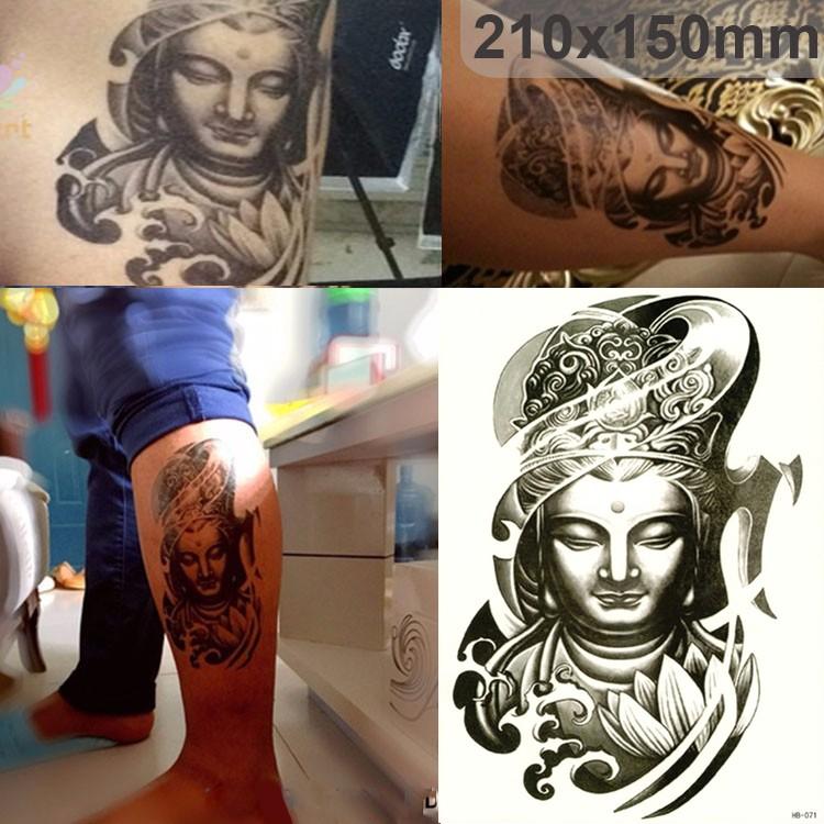 タトゥーシール 観音様 観音像 観音菩薩 仏像 ブッダ 仏様 ほとけ 仏 蓮 仏教 慈悲 リアル 入れ墨 刺青 ボディアート タトゥー シール 防水 オマケ付 |  | 07