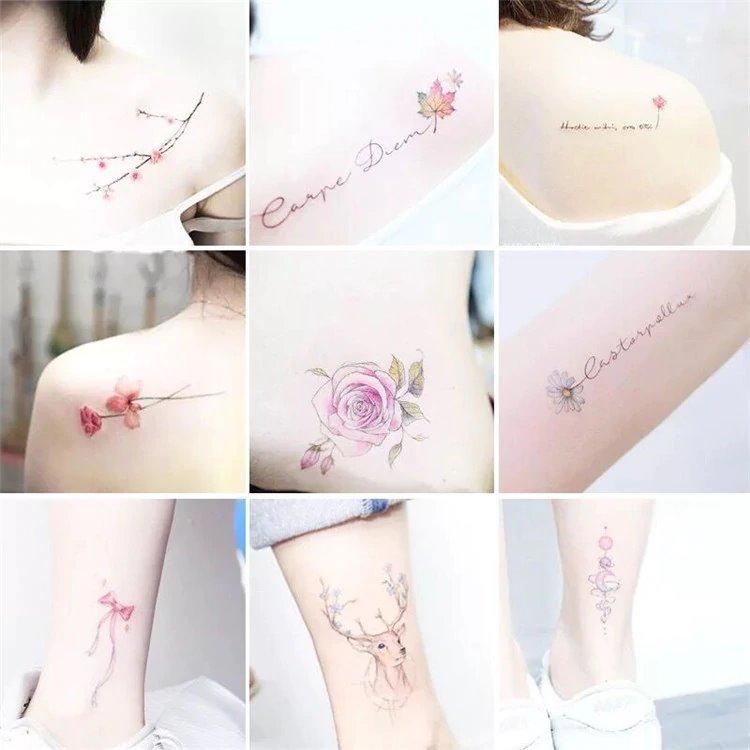 タトゥーシール 文字 30枚セット Bセット お得 タトゥー 防水 お花 フラワー 薔薇 鹿 ハイビスカス 文字 かわいい リアル 長持ち カラー デカール シール Tatoo 273 ちゅらネット にふぇーでーびる 通販 Yahoo ショッピング