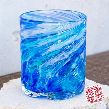 琉球ガラス 美ら海 グラス小 7色 ギフ_包装 【GINGER掲載商品】