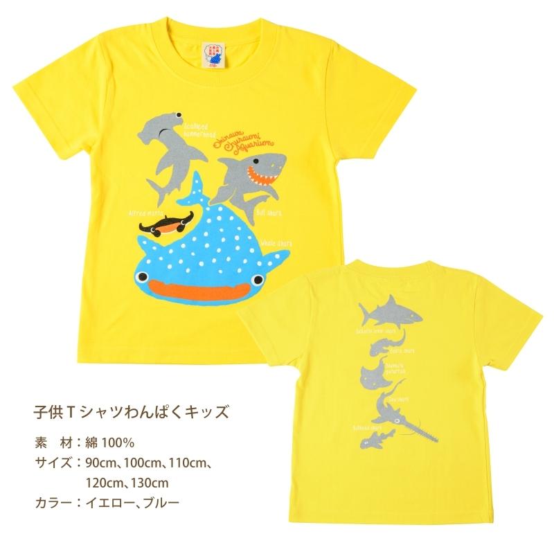 Tシャツ キッズ わんぱくキッズ : 沖縄美ら海水族館 公式ショップ