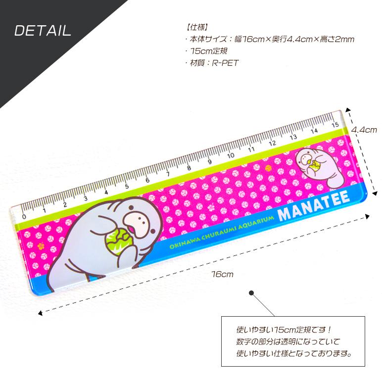文房具 返品不可 文具 定規 15cm 沖縄美ら海水族館 書類整理 学校 全4種 勉強道具 オフィス