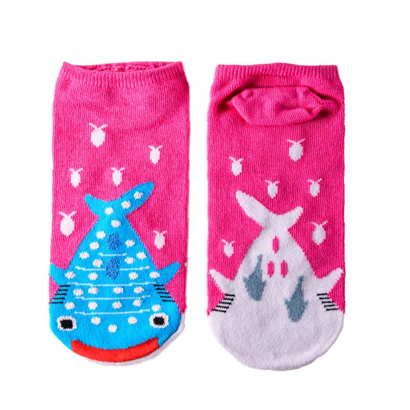 靴下スニーカー ソックス 沖縄美ら海水族館 ジンベエザメ ３カラー 9 27cm 抗菌防臭 キッズ 大人サイズ カラフル イラスト ピンク 水色 ブルー 沖縄美ら海水族館 公式ショップ 通販 Paypayモール