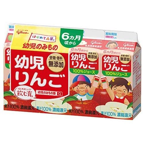 江崎グリコ 幼児りんご 100ml×4P 6パック : 健康屋Yahoo!店 - 通販