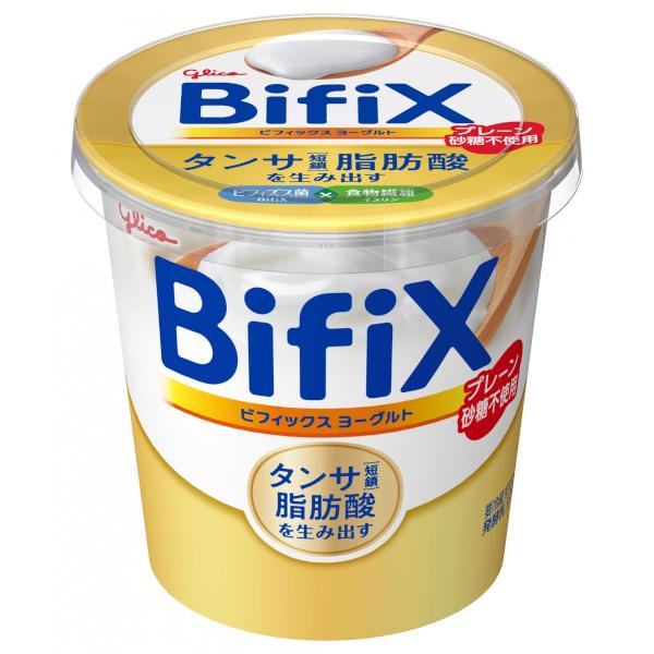 江崎グリコ BifiXヨーグルト 新品 50%OFF! プレーン砂糖不使用 375g 6個