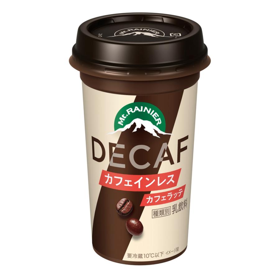 マウントレーニア 森永乳業 カフェラッテ カフェインレス 240ml 10本