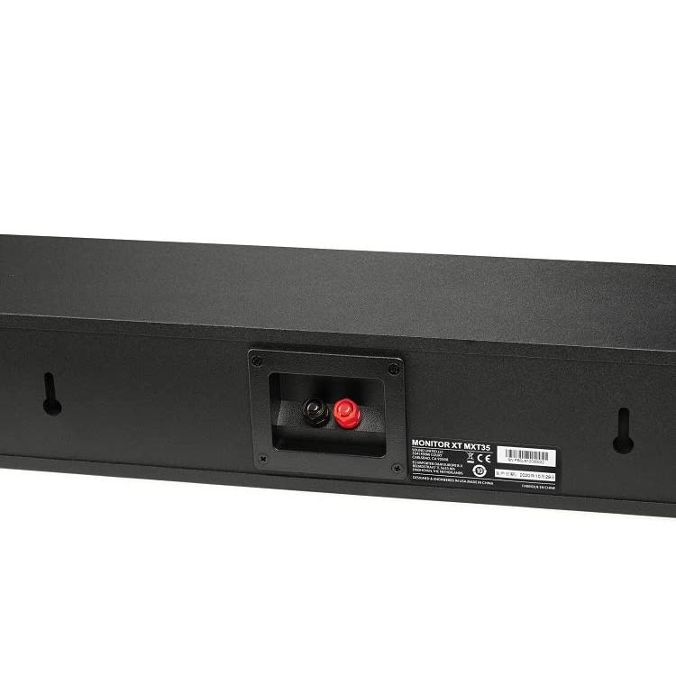 マグ ポークオーディオ POLK AUDIO Monitor XTシリーズ スリムセンタースピーカー マットブラック MXT35