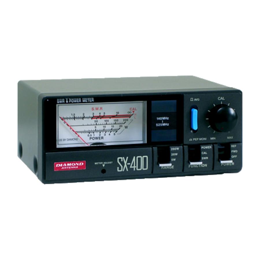第一電波工業 SX-400 ダイヤモンド 通過型SWR・パワー計 140〜525MHz