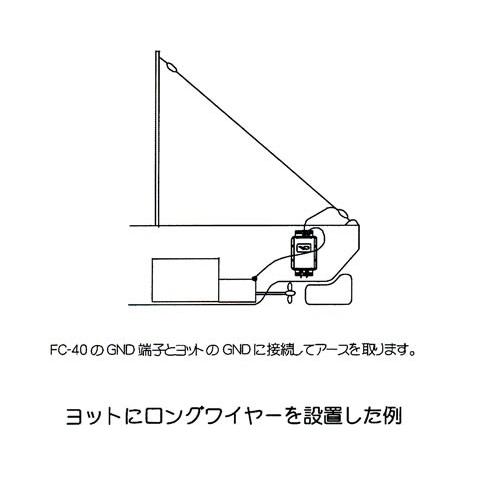 八重洲無線 FC-40 ロングワイヤー対応の外部オートアンテナ 八重洲無線 FC-40 ロングワイヤー対応の外部オートアンテナ