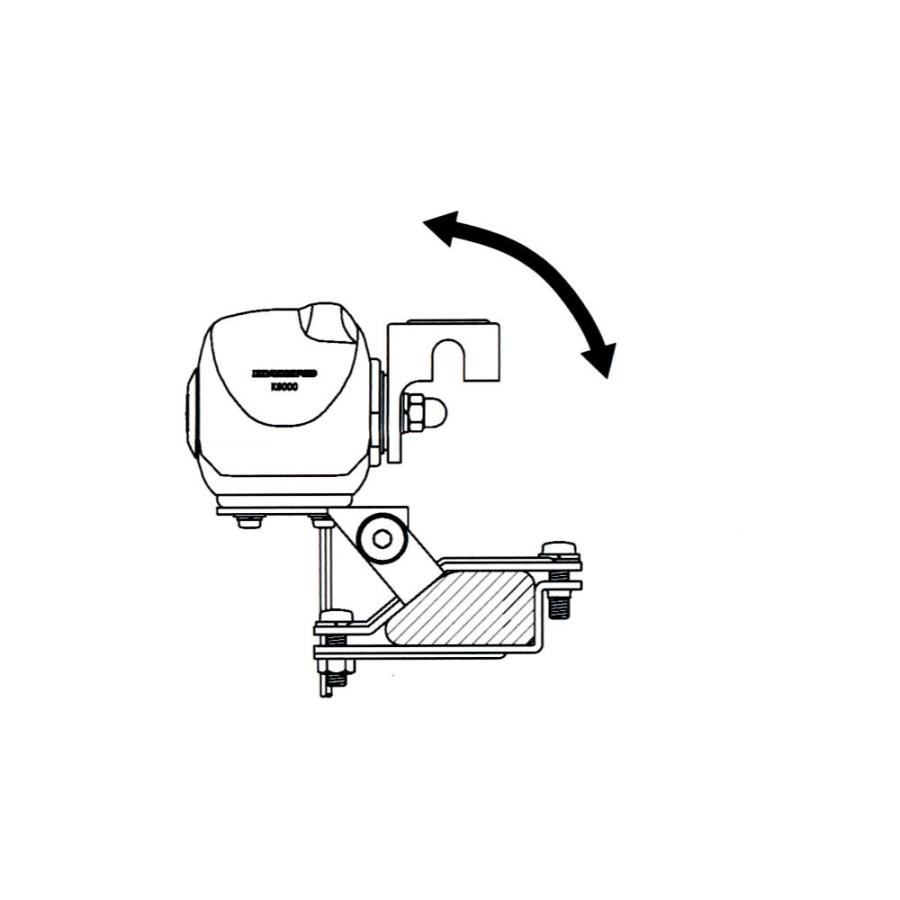 第一電波工業 KLR ダイヤモンド K9000電動基台用ルーフレール用 第一電波工業 KLR ダイヤモンド K9000電動基台用ルーフレール用