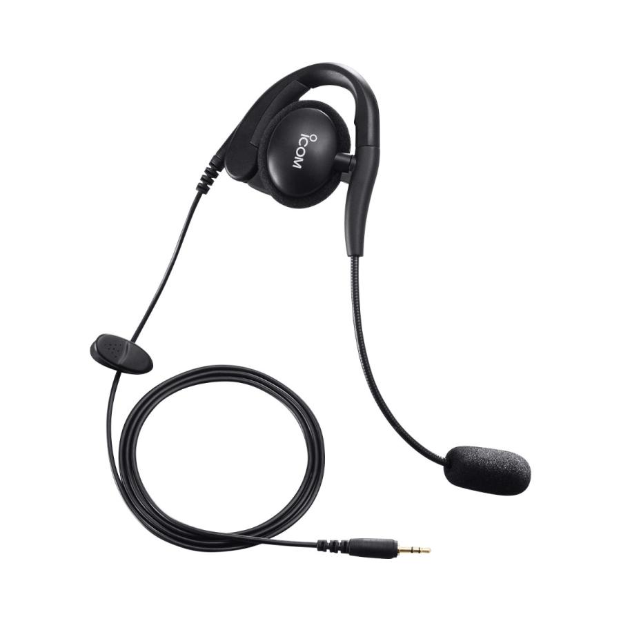 ノイズキャンセリングヘッドセット イヤーマフ新品‼️ICOM接続パーツ付き ICOM（アイコム） HS-94 イヤーフック型ヘッドセット : 中部特機産業