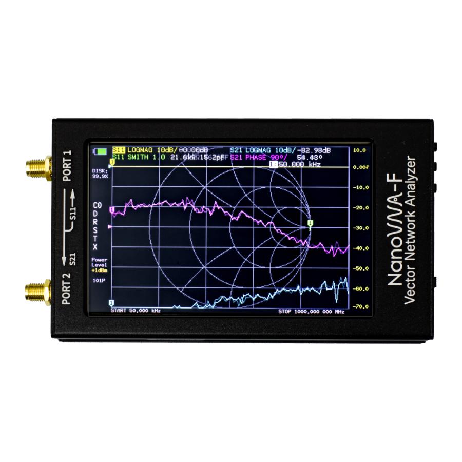 NanoVNA-F コメット ベクトルネットワークアナライザー HF/VHF/UHFアンテナアナライザー 日本語版 周波数帯：50kHz〜1.5GHz｜chutokufukui｜03