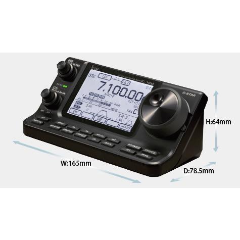 アマチュア無線 IC-7100M #24 アイコム HF＋50MHz＋144MHz＋430MHz SSB・CW・RTTY・AM・FM・DV 50W トランシーバー｜chutokufukui｜03