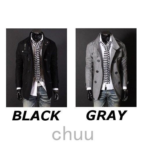 コート メンズ ブランド 長袖 黒 無地 冬 トレンチコート ダブル おしゃれ ビジネス ジャケット アウター 大きいサイズ 17amj34s 40代 50代 トレンチコート サイズ L S相当