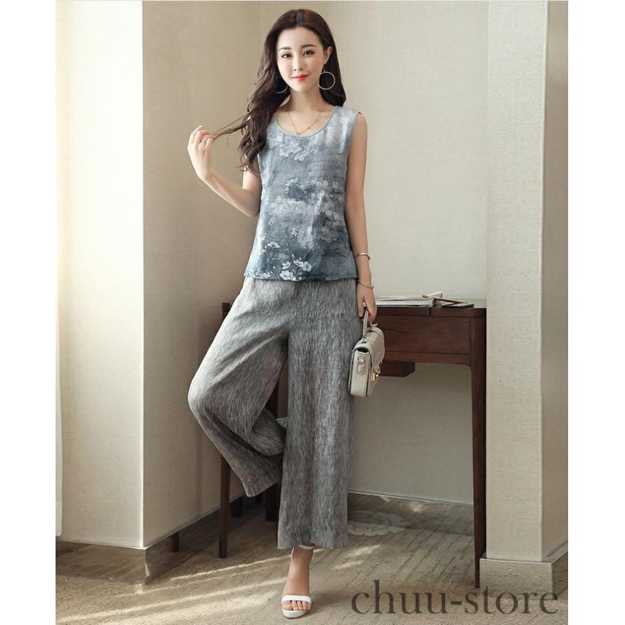 値頃 リゾート ロングワンピース ロングドレス スーツ3枚セット パンツドレス レディース 大きいサイズ 花 セットアップ グレー きれいめ 夏 母親 パーティー 結婚式 長袖 Size M Www 11thspace Com