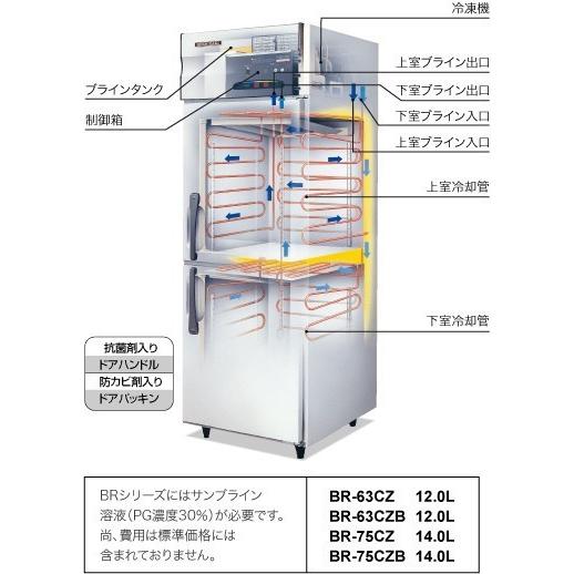 ホシザキ（HOSHIZAKI） BR-75CAB3 業務用恒温高湿庫 ブライン冷却方式