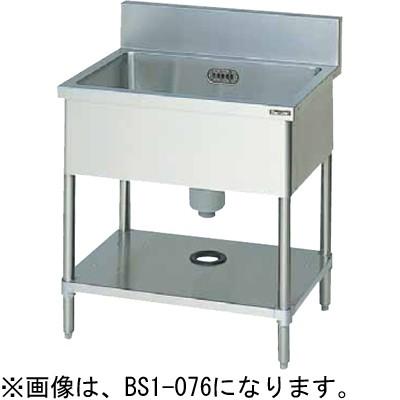 マルゼン（厨房機器） BS1-074 マルゼン 一槽シンク バックガードあり 