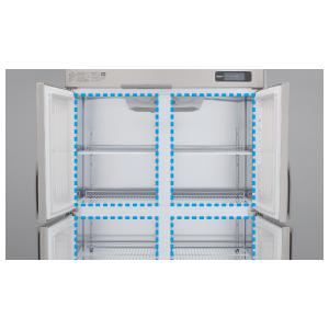 HR-150A3-1-ML ホシザキ 業務用冷蔵庫 たて型冷蔵庫 タテ型冷蔵庫 インバーター制御 ワイドスルー｜chuuboucenter｜09