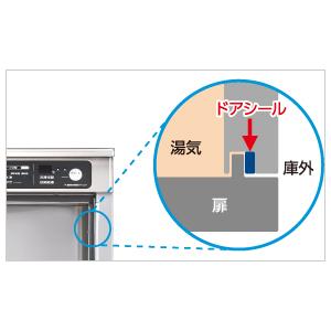 JWE-450RUC ホシザキ 業務用食器洗浄機 小形ドアタイプ 貯湯タンク内蔵 単相100V｜chuuboucenter｜04