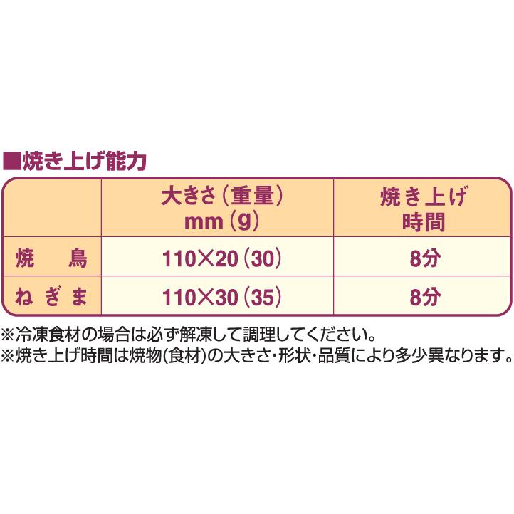 MEK-102C マルゼン 電気下火式焼物器 カーボンランプヒーター 串焼用｜chuuboucenter｜03