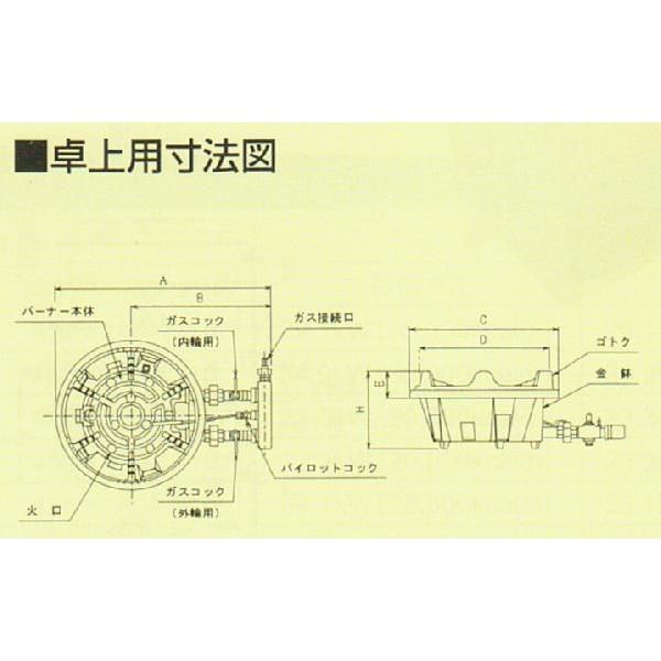 マルゼン(厨房機器) MG-9HB マルゼン 業務用 ガスバーナー マルゼン(厨房機器) MG-9HB マルゼン 業務用 ガスバーナー