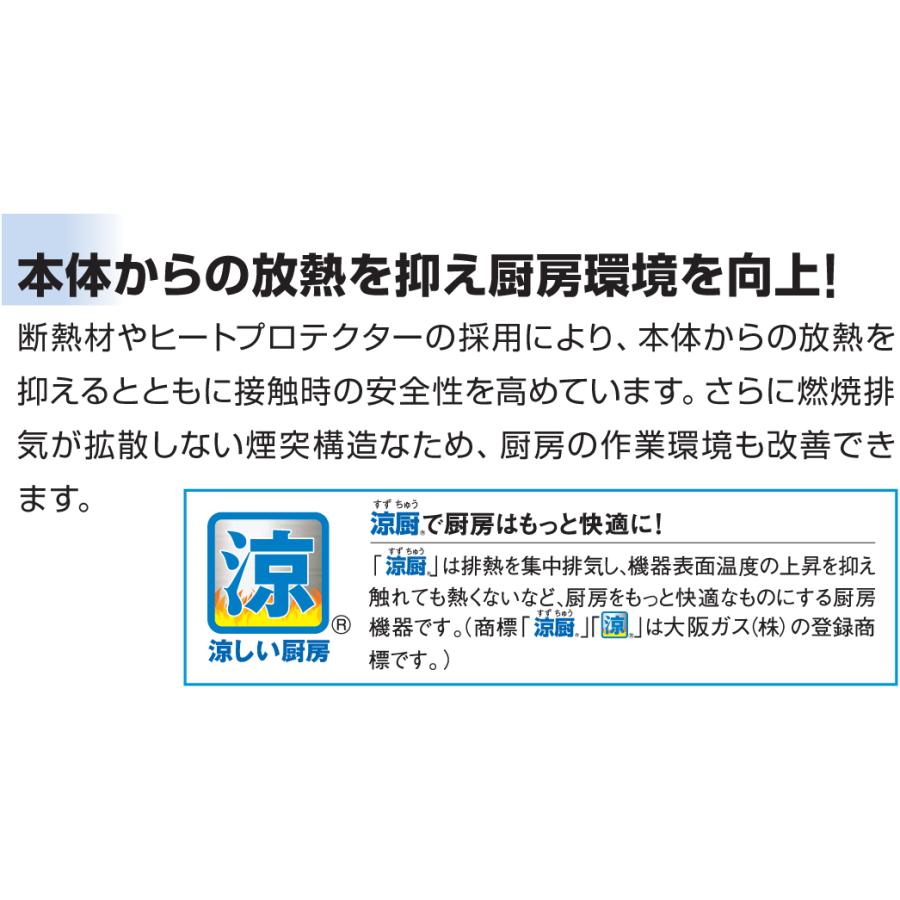 マルゼン（MARUZEN） MGF-CE12 涼厨フライヤー 低油量タイプ ガス