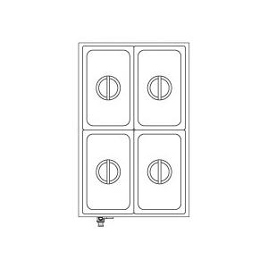 N-TCW-3555E-4 タニコー 電気式ウォーマー フードウォーマー : 厨房
