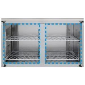 C(7287) ホシザキ 業務用テーブル形冷蔵庫 2023年製 RT-180SNG-1 台下