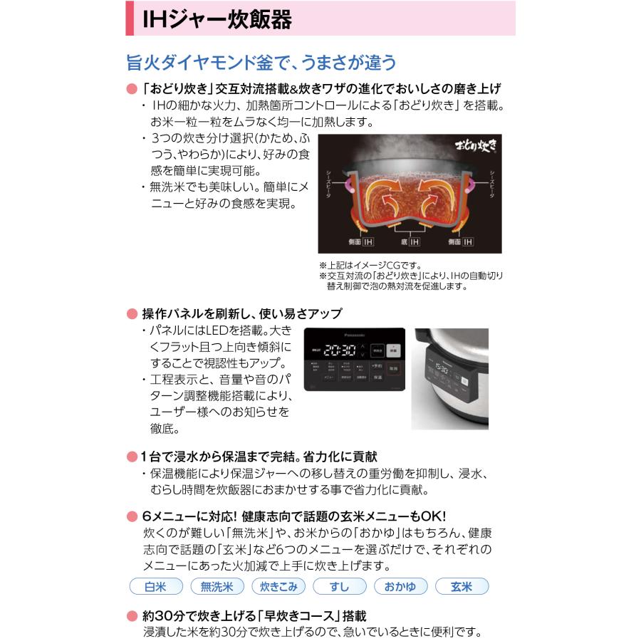 Panasonic（パナソニック） SR-PGE36 業務用IHジャー炊飯器 IH炊飯