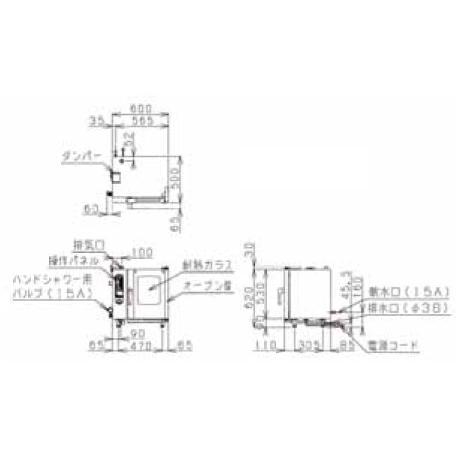 SSCS-04MD マルゼン スチームコンベクションオーブン スーパースチーム シンプルシリーズ｜chuuboucenter｜02