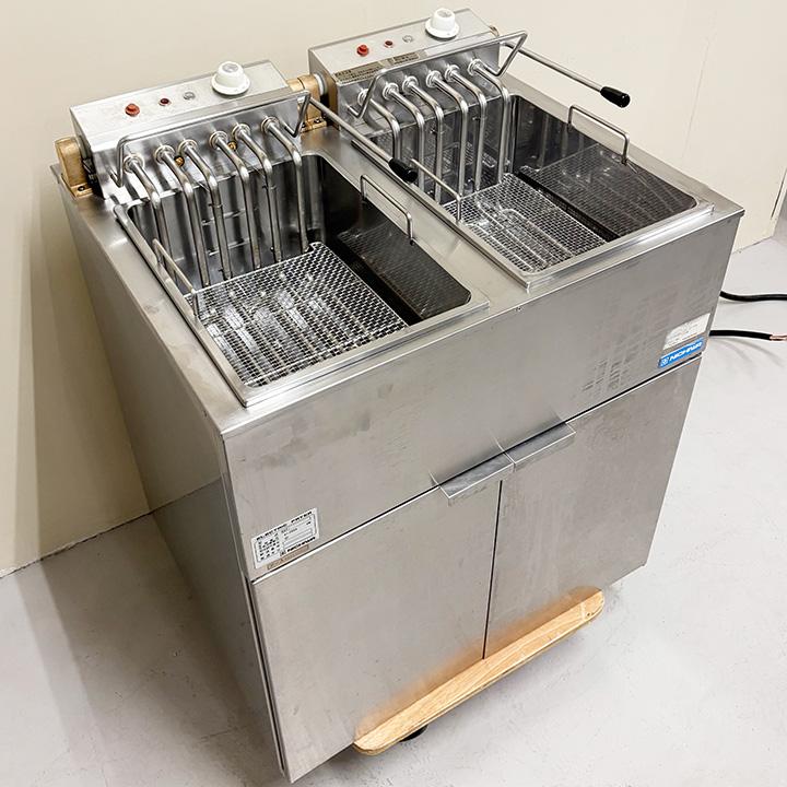 電気フライヤー ニチワ 電気フライヤー SEF-13-6W 1995年製 油量13リットル×2