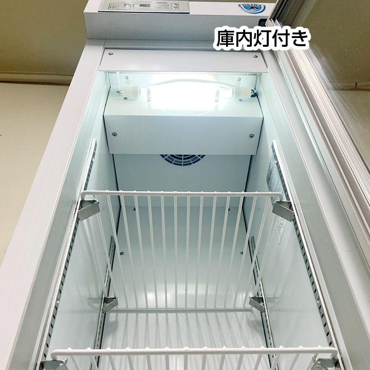 大和冷機　薬用冷蔵ショーケース　DC-ME15A　2019年製　中棚４段　庫内温度2℃〜14℃　小型　単相100V　中古　冷蔵庫　厨房機器の画像