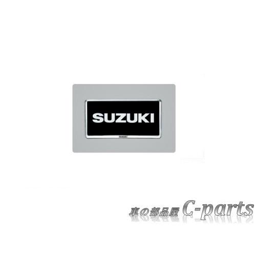 SUZUKI CARRY　スズキ キャリイ【DA16T】　ナンバープレートリム(１枚)【樹脂クロームメッキ】[9911D-63R00-0PG]｜chuwa-parts