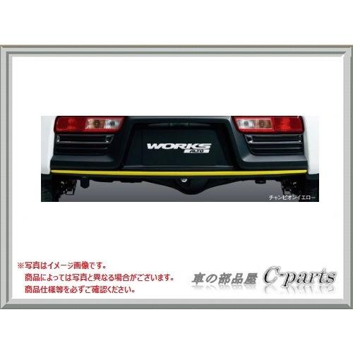 アルトワークス ha36s 純正フロントとリアロアガーニッシュ　赤 アルトワークス ha36s 純正フロントとリアロアガーニッシュ 赤