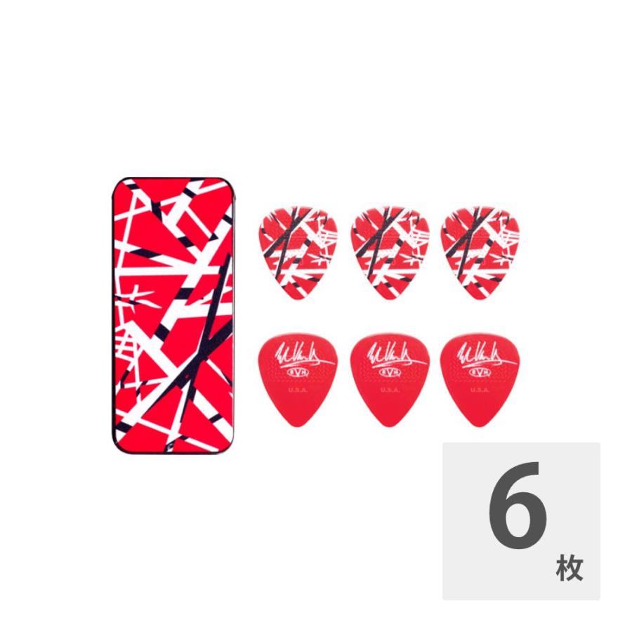 ギターピック 6枚 セット ジムダンロップ 0.60mm EVHPT02 EVH
