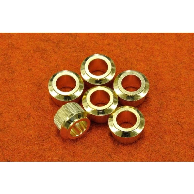 クルーソン ギターペグ ブッシュ 6個セット BUSHING SET 6.35-10.5 Gold/F KLUSON｜chuya-online｜02