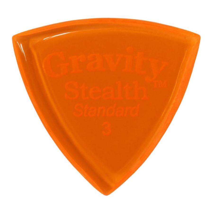GRAVITY GUITAR PICKS Stealth -Standard- GSSS3P 3.0mm Orange