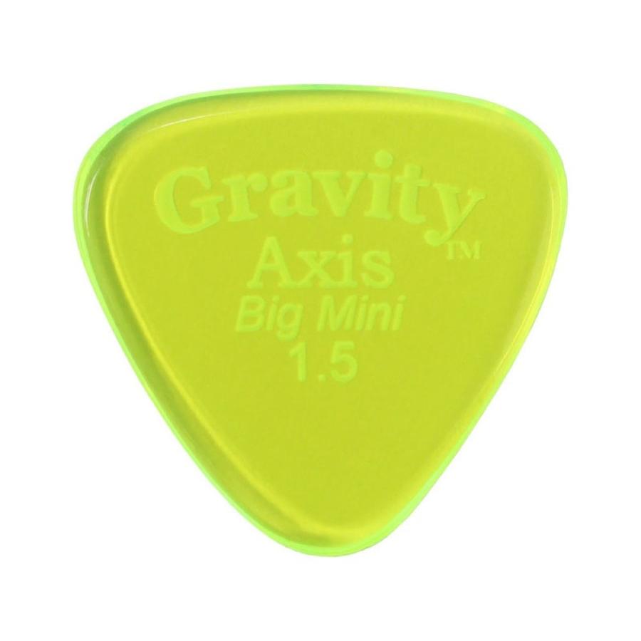 (未使用･未開封品)　GRAVITYピック(BigMiniグラビティーピックGAXB4P    4.0 0pbj0lf GRAVITY GUITAR PICKS Axis -Big Mini- GAXB15P 1.5mm Fluorescent