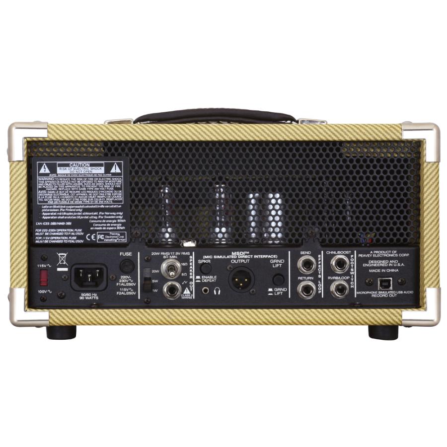 PEAVEY Classic 20 MH Mini Head Tweed 20W ミニヘッド 真空管アンプ