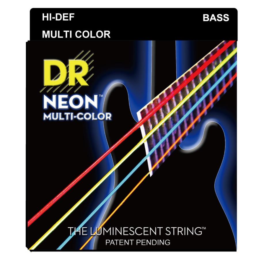 DR NEON MULTI COLOR/B MEDIUM NMCB-45 エレキベース弦｜chuya-online