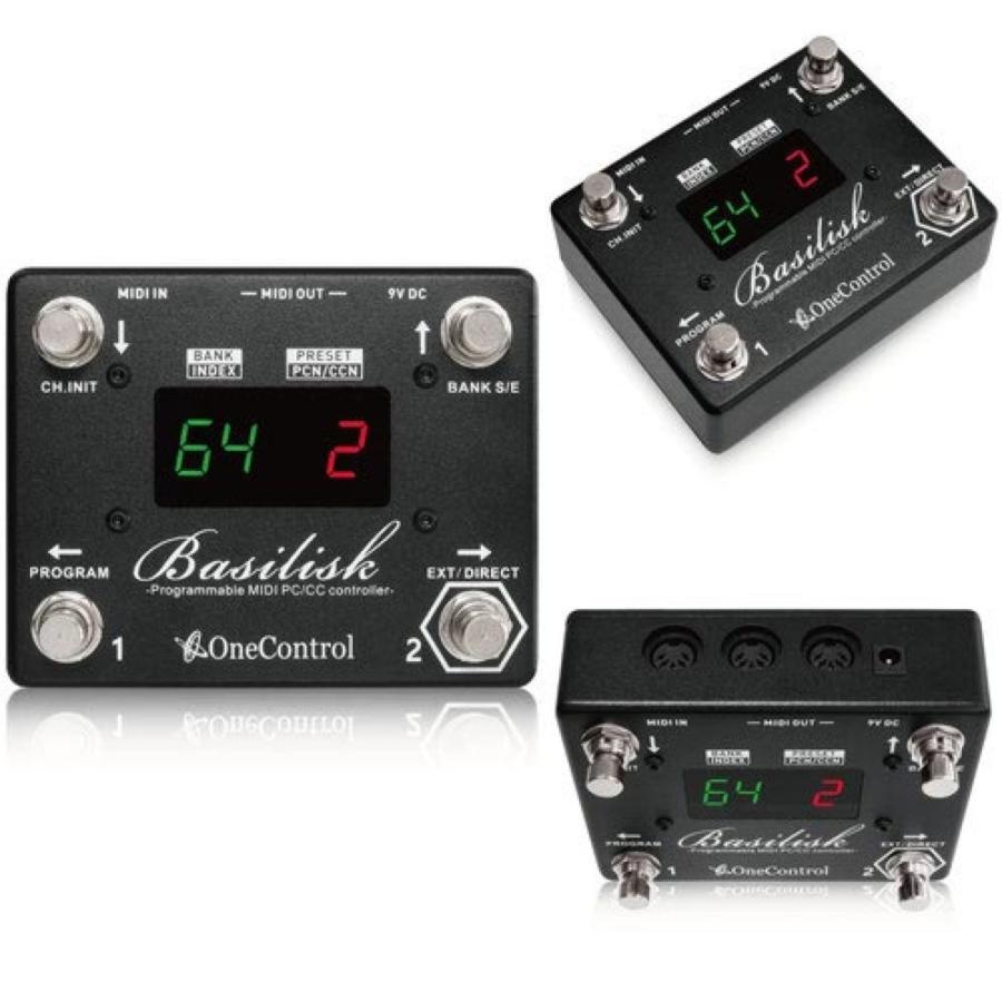 【美品】One Control Basiliskを使って、ペダルボードをMIDIでコントロール Control One (MIDIコントローラー) Basilisk ギター
