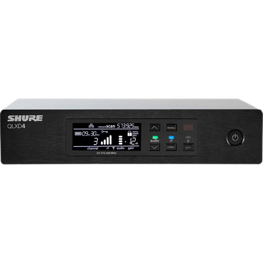 SHURE QLXD4J-JB ワイヤレスシステム ダイバーシティ受信機