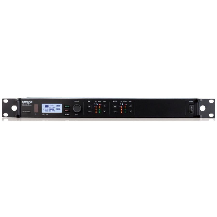 SHURE - ULXD4D-Z16 無線電話用ダイバーシティ2ch傍受機 マイク-マイクアクセサリー