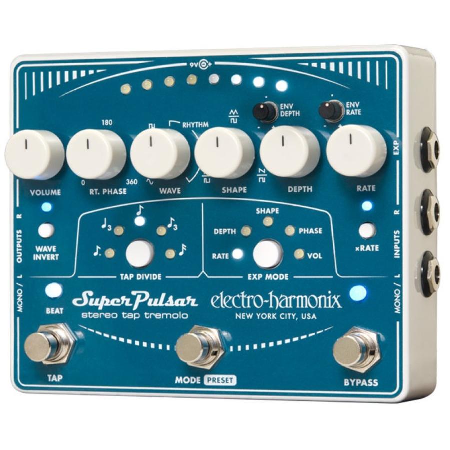 ギター Electro-Harmonix / Super Pulsar ELECTRO-HARMONIX Super Pulsar ステレオタップ トレモロ