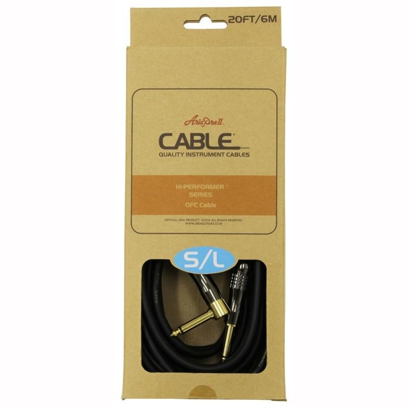 ギターシールド 6m SL AriaProII アリアプロII HI-PERFORMER Cable ASG