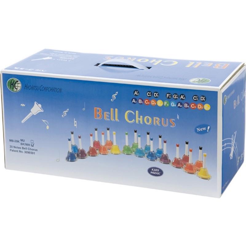 ハンドベル 20音 KC MB20K BK/WH クリスマス曲を集めたミュージック